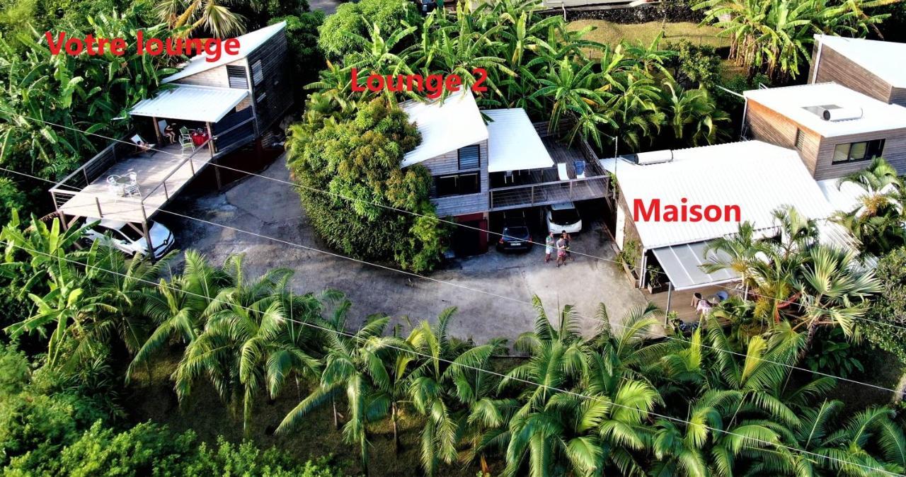 Lounge Des Hauts, 3 Maisons A L'Etang-Sale Avec Vue Sur L'Ocean Indien Et La Foret Bagian luar foto