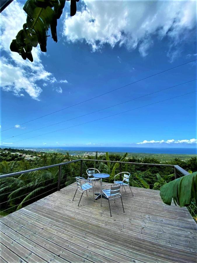 Lounge Des Hauts, 3 Maisons A L'Etang-Sale Avec Vue Sur L'Ocean Indien Et La Foret Bagian luar foto